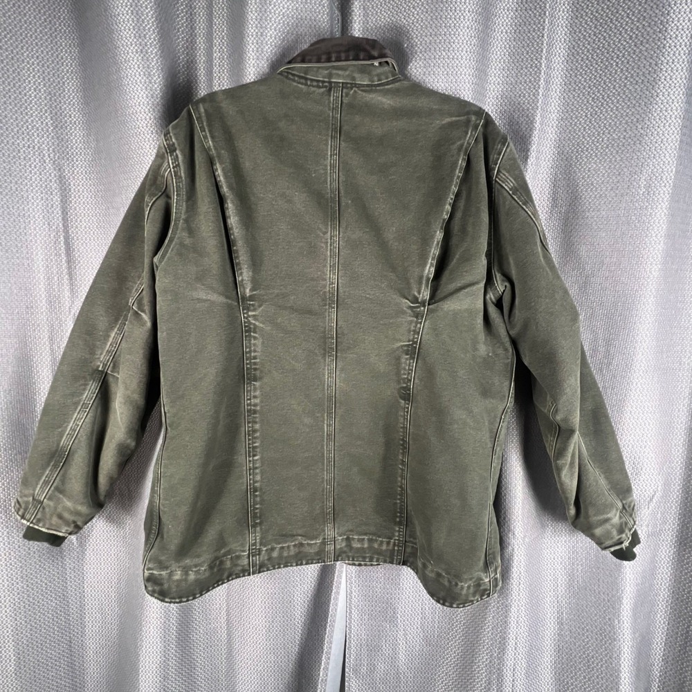 Carhartt Vintage Jkt C61
Detroit USA. Green
Sherpa Distressed Grunge
Womens XL - Picture 3 of 11